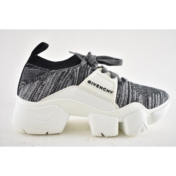 Givenchy Chaussette Jaw White Black Grey Low Top Platform Creeper Sneaker 36 - Picture 2 of 12